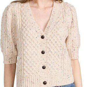 Rails Isla Cardigan Cropped Knit Top